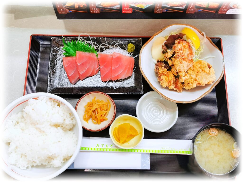 まぐろの刺身定食